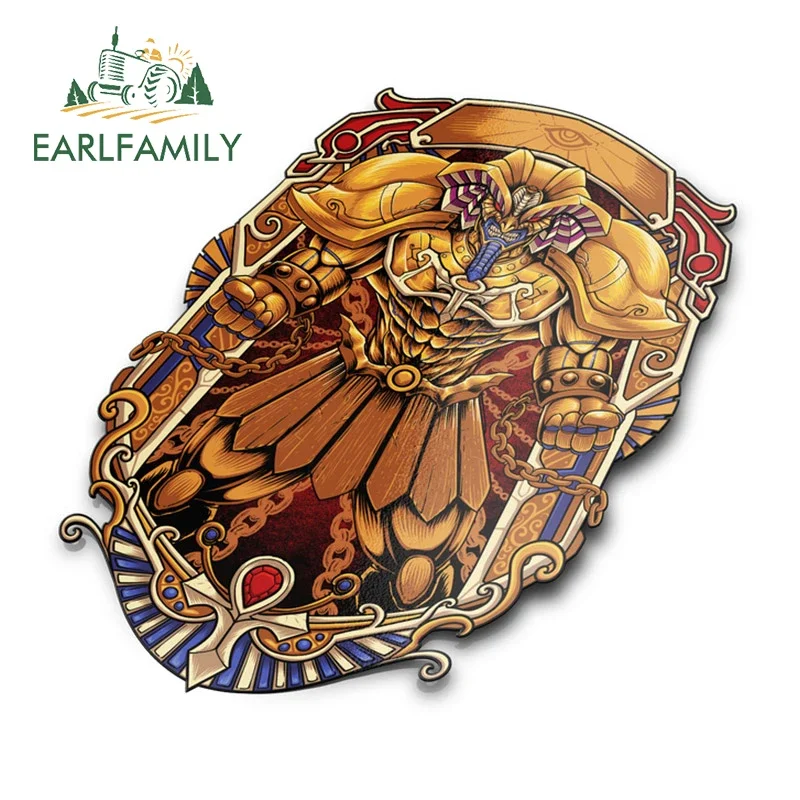 

EARLFAMILY 13cm x 11.5cm for Exodia Anime Girl Car Stickers Occlusion Scratch Sunscreen Decals Cartoon Decor Vinyl Car Wrap