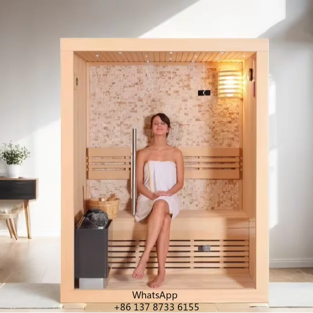 

Harvia Sauna Stove Factory Direct Sale Dry Steam Sauna Room Eco-friendly Solid Wood Construction