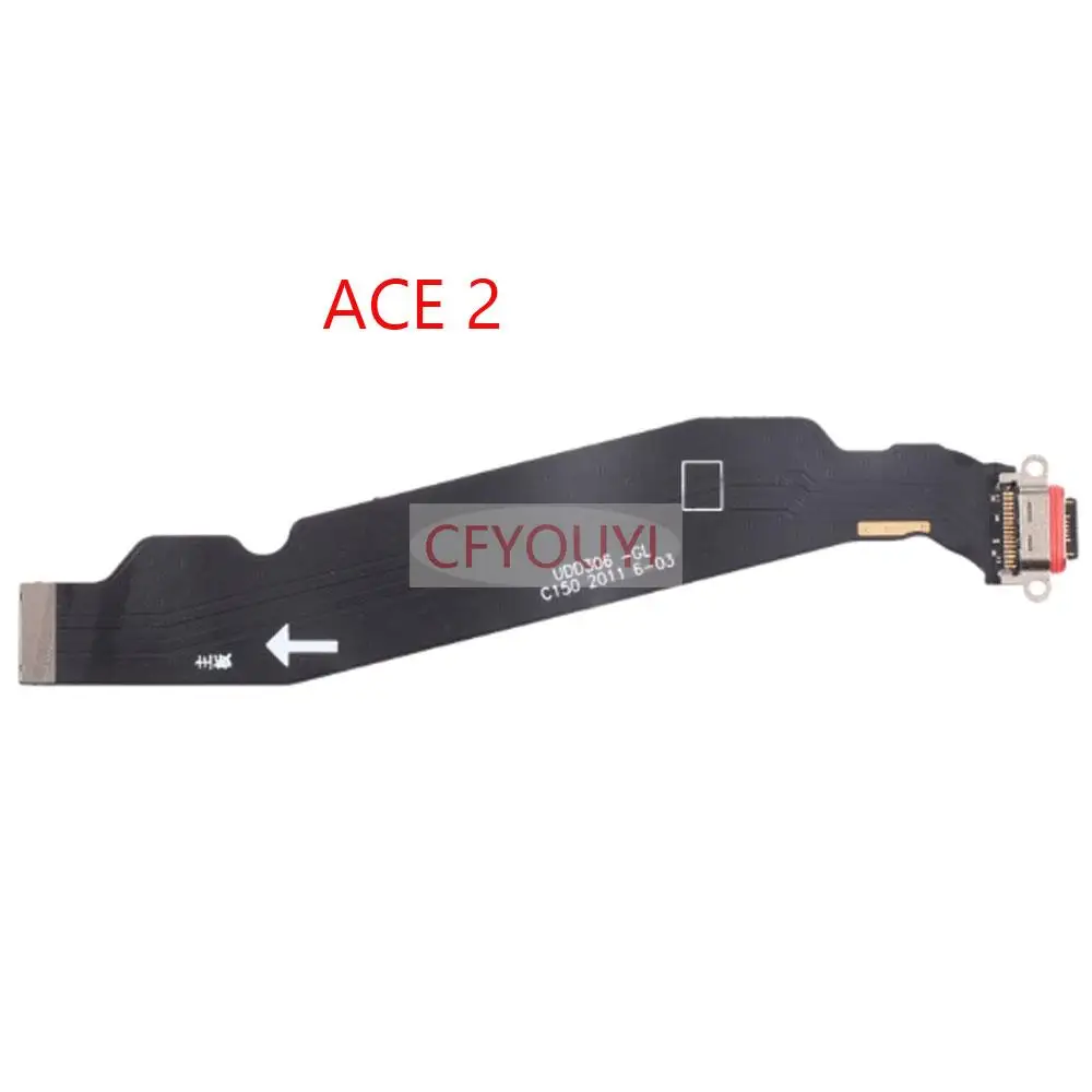 For OnePlus ACE PGKM10 / ACE 2 PKH110 / ACE2 Pro USB Charging Board Dock Port Flex cable Repair Parts