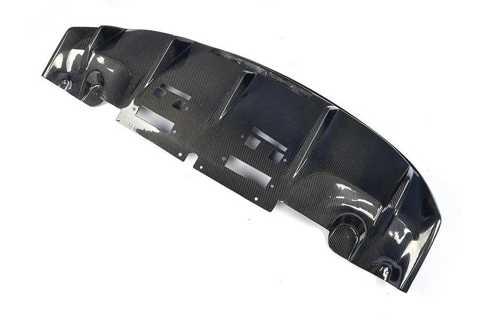 

Suitable for Carbon Fiber Car Rear Diffuser fits for Audi R8 V8 V10 2-Door 2008-2015 Lower Lip Spoiler Valance Protector Car