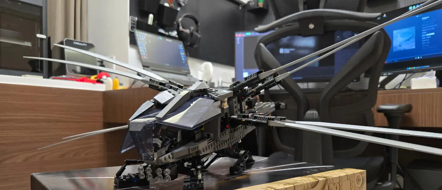 

Icons Royal Ornithopter 10327, строительные блоки истребителя, Коллекционная модель, игрушки, подарки для любителей научно-фантастических фильмов, совместимые с Legoed