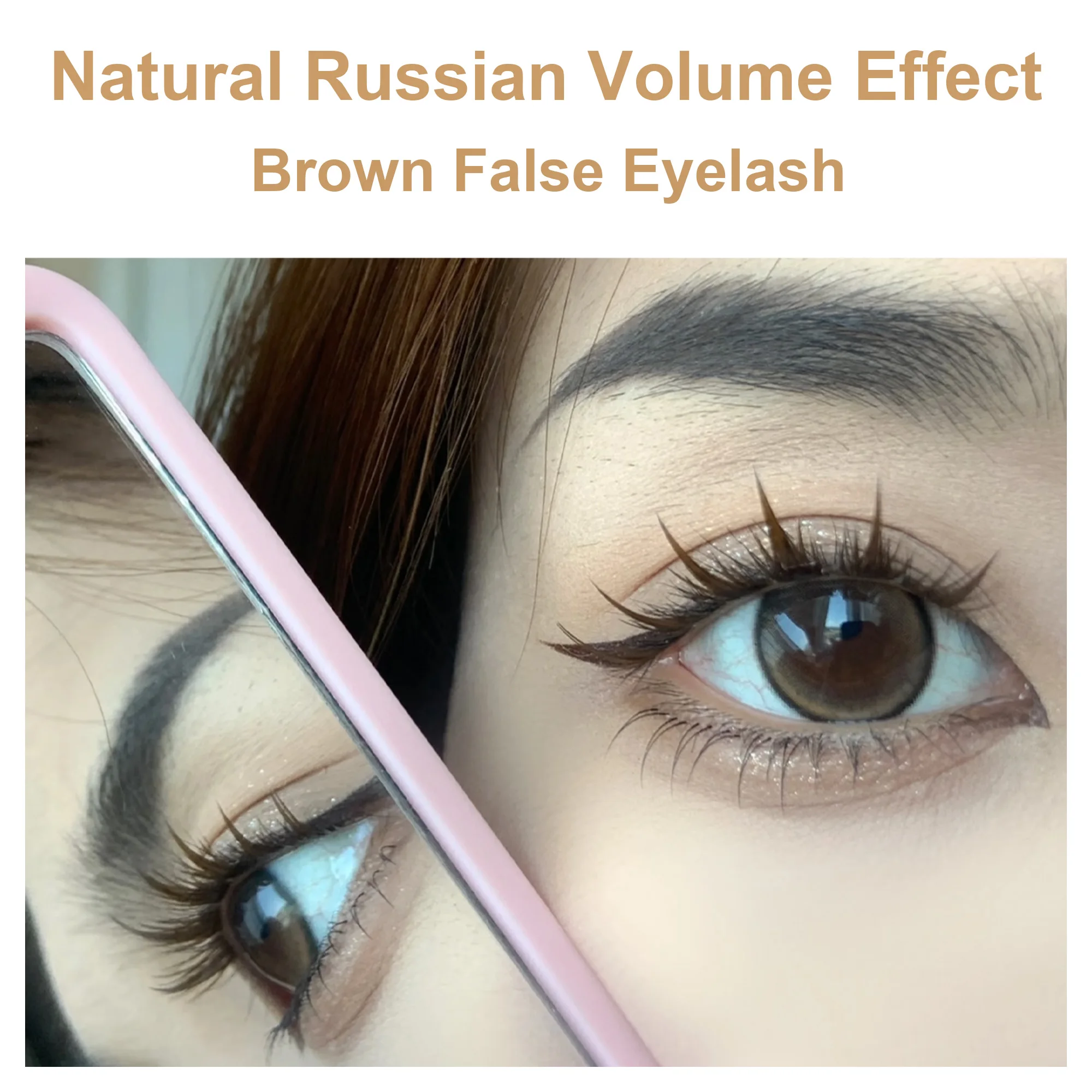 160 Cluster Individual Lashes Bundle 3D Russian Volume Look Faux Mink False Lashes Natural Eyelash Extension Makeup Lashes Tools