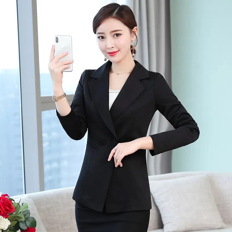 

Blazer Womens 2022 Spring Autumn New Fashion Casual Temperament All-match Suit Jacket Women Short Double Breasted Outerwear