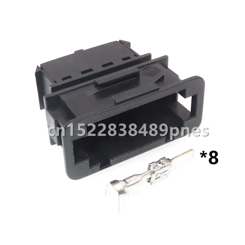 8 Pole 1J0972784 6.3mm Automobile Electric Harness Plug With Terminals 1J0 972 784 For VW