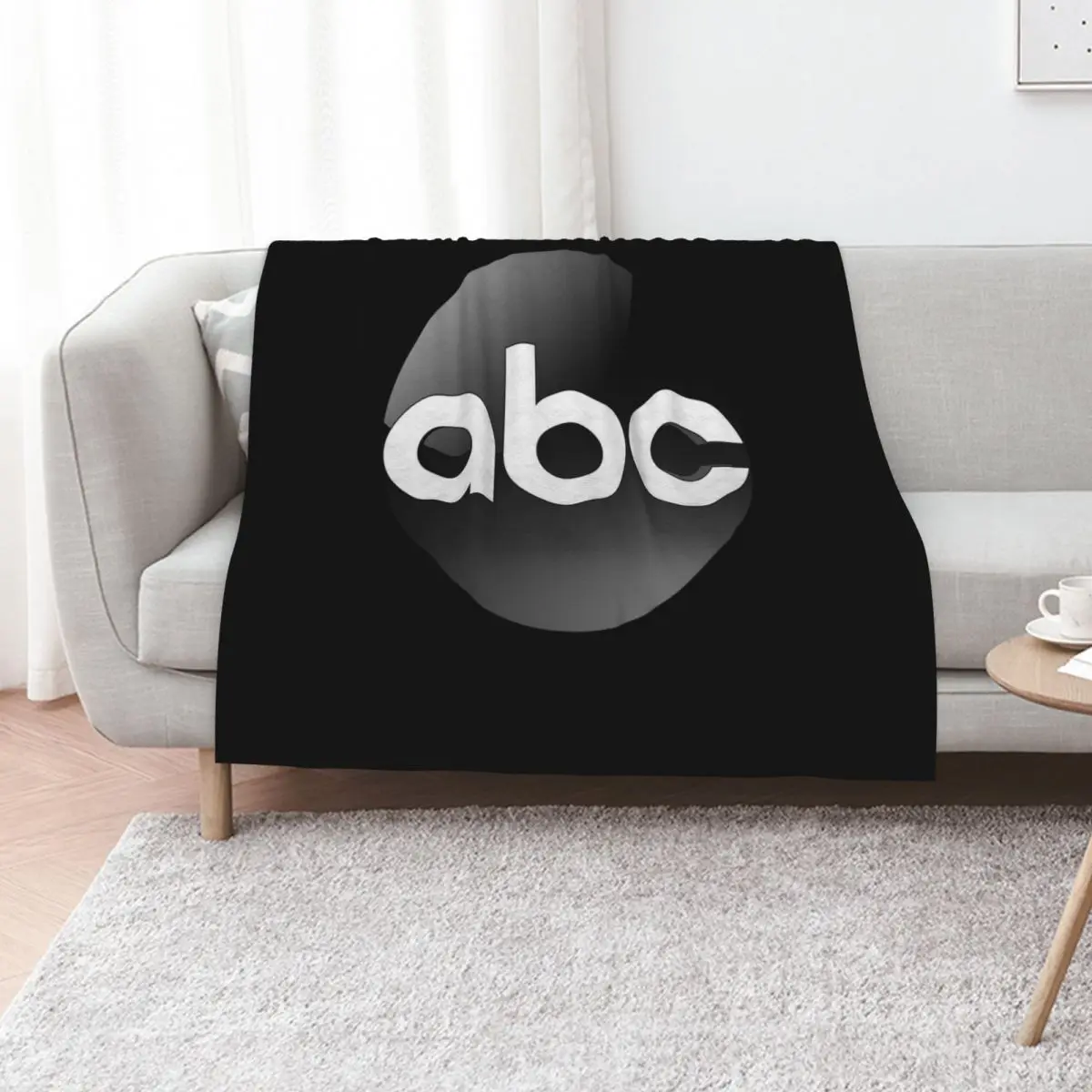 ABC Logo Classic , T shirt gift for men and women Throw Blanket Fashion Sofas Plaid Blankets For Sofas Comforter Picnic Blankets
