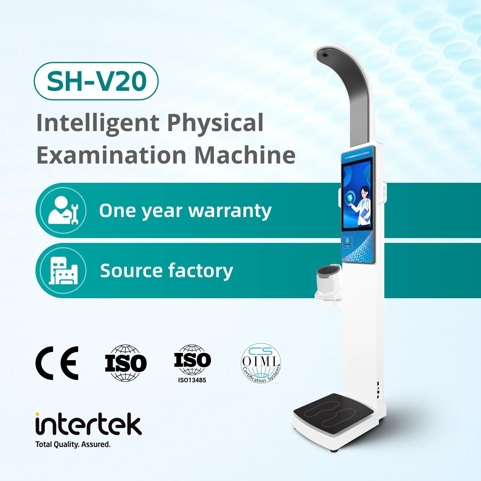 2026 forIntelligent Height Weight Blood Pressure Measurement Fat Scanner 3D Body Composition Analysis Machine for Fitness