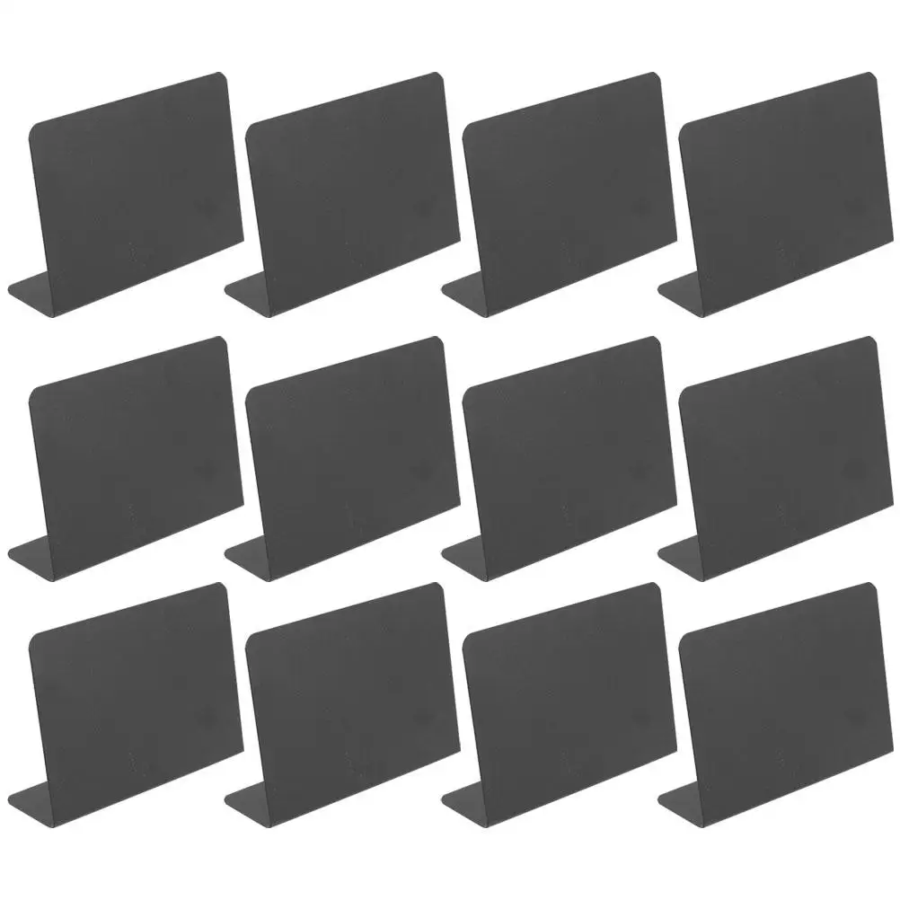 12 Pcs Mini Chalkboards Blackboard Sign Drawing Boards Writing Desk Display Multifunctional Message Signs Price Boards