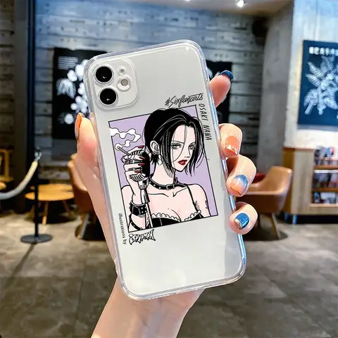 Japanskt anime Oosaki Nana telefonskal till iPhone 16 15 14 13 12 11 Pro Max Mini X XS XR 7 8 Plus 16E SE4 stötsäkert fodral 8 best sales Nana-fallet - №2