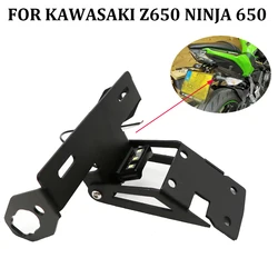 For KAWASAKI Z650 Z 650 NINJA 650 2017 - 2023 2022 Accessories Rear License Plate Holder Bracket Tail Tidy Fender Eliminator
