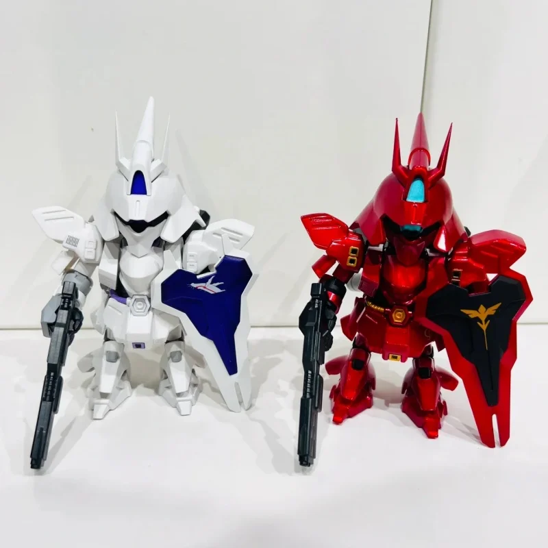 In Voorraad Bandai Qmsvmini Sazabi Gundam Blind Box Handheld Mobiele Krijger Gundam Reverse Aanval Xiaya Model Gift