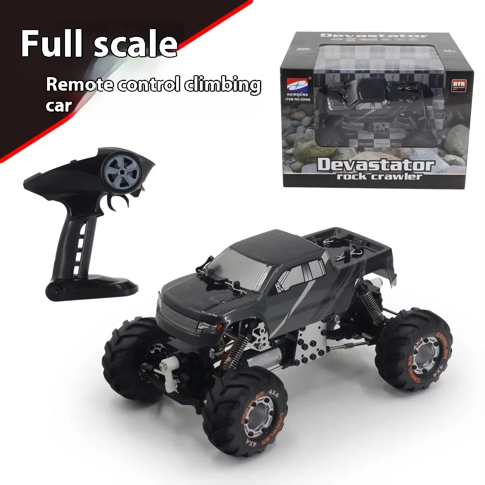 HBX 2098B 2.4g Full Scale Metal Remote Control Vehicle Drive Outdoor Off Road Climbing Vehicle Simulation Model Toy Boy Gift