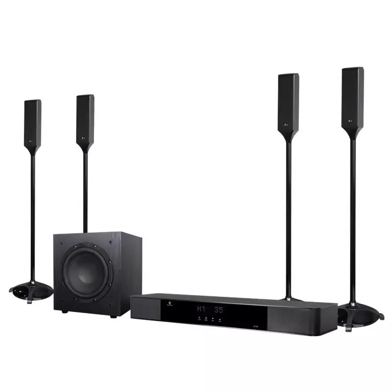 Panoramic Sound 5.1.4 Family Shadow K Kit 5.8G Wireless Surround Speaker