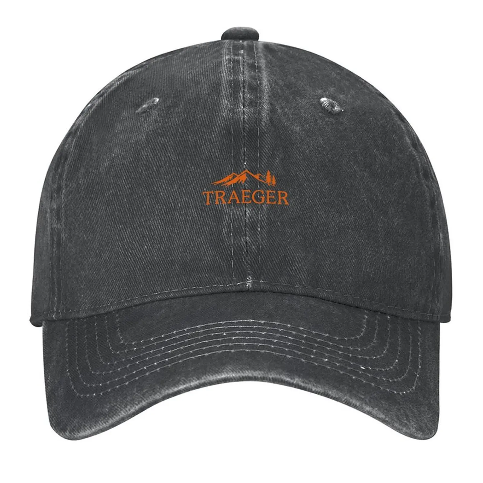

Traeger Pellet Grill Smoke BBQ Essential Baseball Cap Hat Man For The Sun Visor men's big size hat Trucker Hat Golf Men Women's