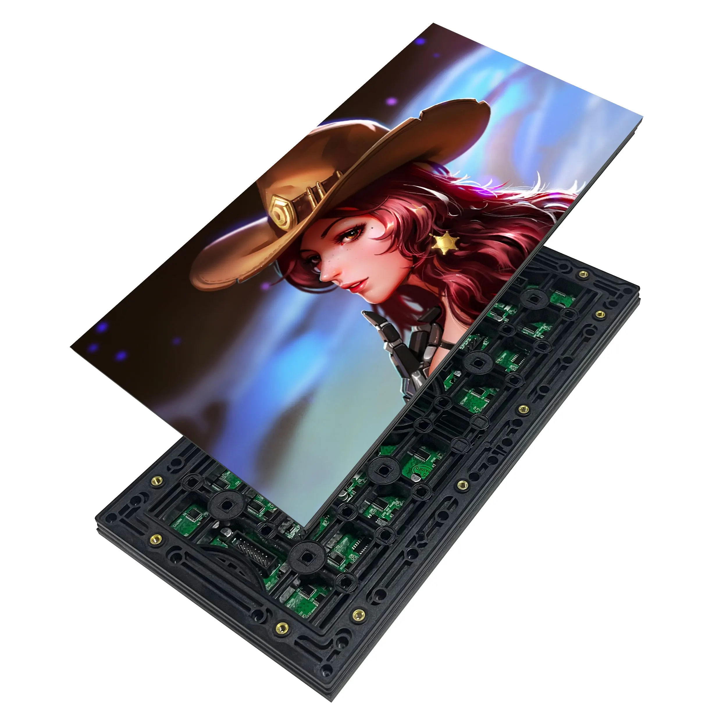 

P2.5 Outdoor Full Color LED Display Module SMD RGB 3 In 1 P2.5 Outdoor LED Panel 128*64 Pixel 1/16 Scan 320mm x 160mm LED Video