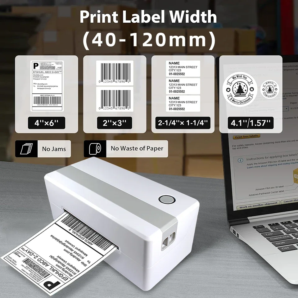 

Cost-effective 4 * 6 inch shipping label commercial direct thermal printer high-speed Bt/USB interface machine TDL406