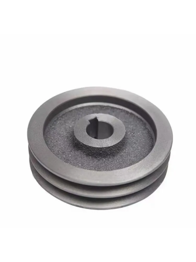 Poulie à Double fente de Type B, diamètre 110mm-200mm, matériau de poulie à courroie en V, accessoires pour outils électriques en fonte