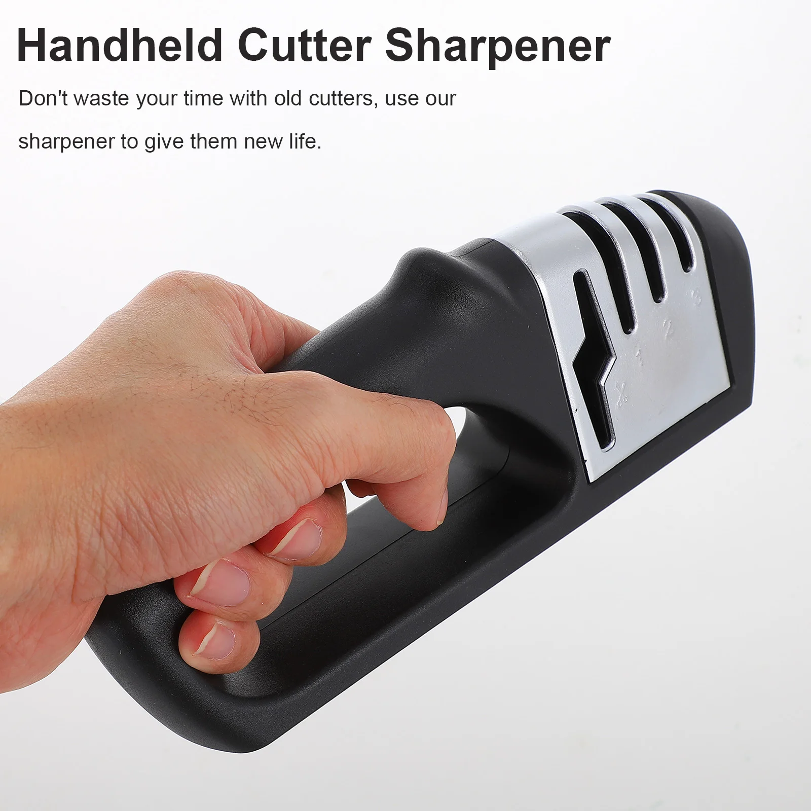 

Knife Sharpener Cutter Sharpening Knives Easy to Use Tungsten Steel Time-saving