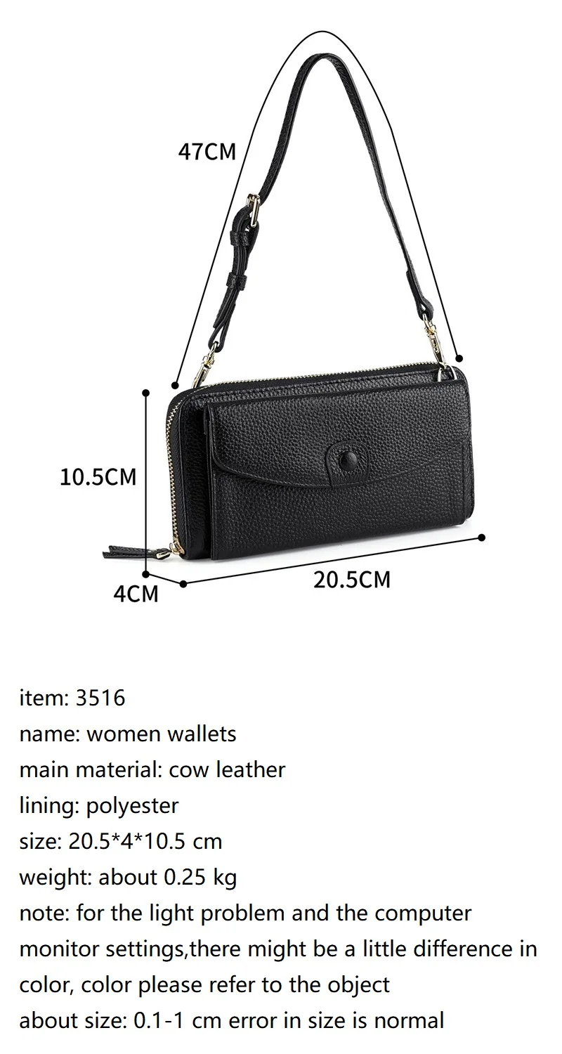 Multifunktionale Echtleder-Geldbörse 2026 Neue Kartenhalter-Damenbörse Modische Damen-Abendclutch aus Rindsleder – Detail 8