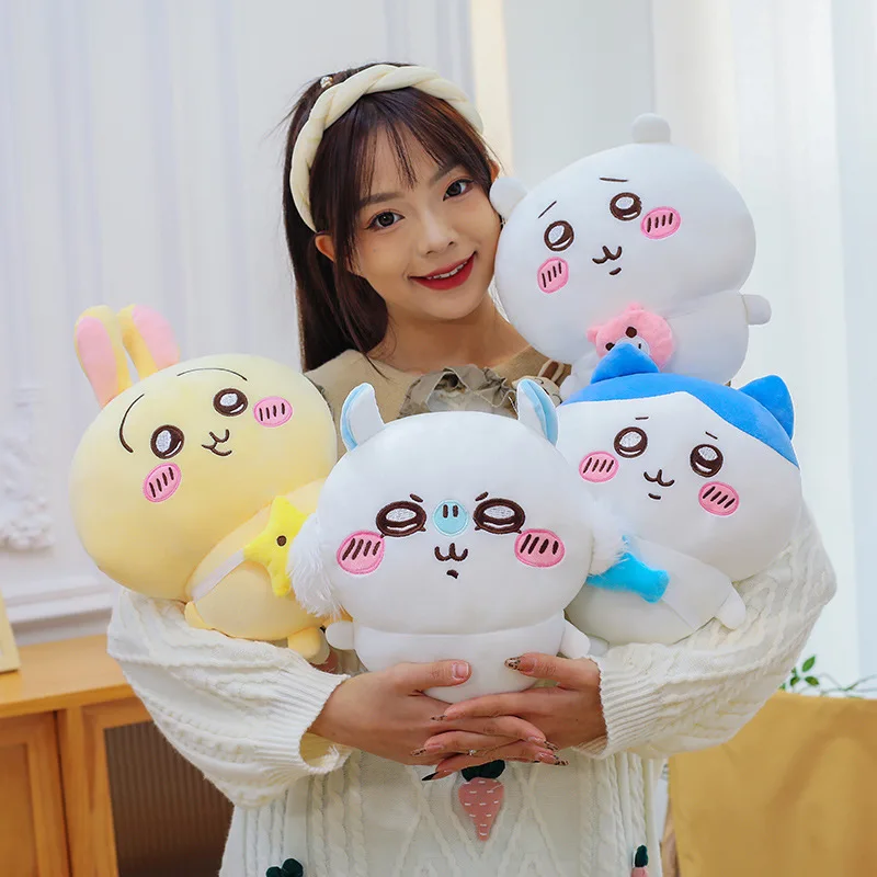 جديد 30-80 سنتيمتر Kawaii Hachiware Momonga ألعاب من نسيج مخملي أفخم الدمى لينة ولكن ليس بسهولة تشوه أفخم غرفة الديكور هدية عيد ميلاد