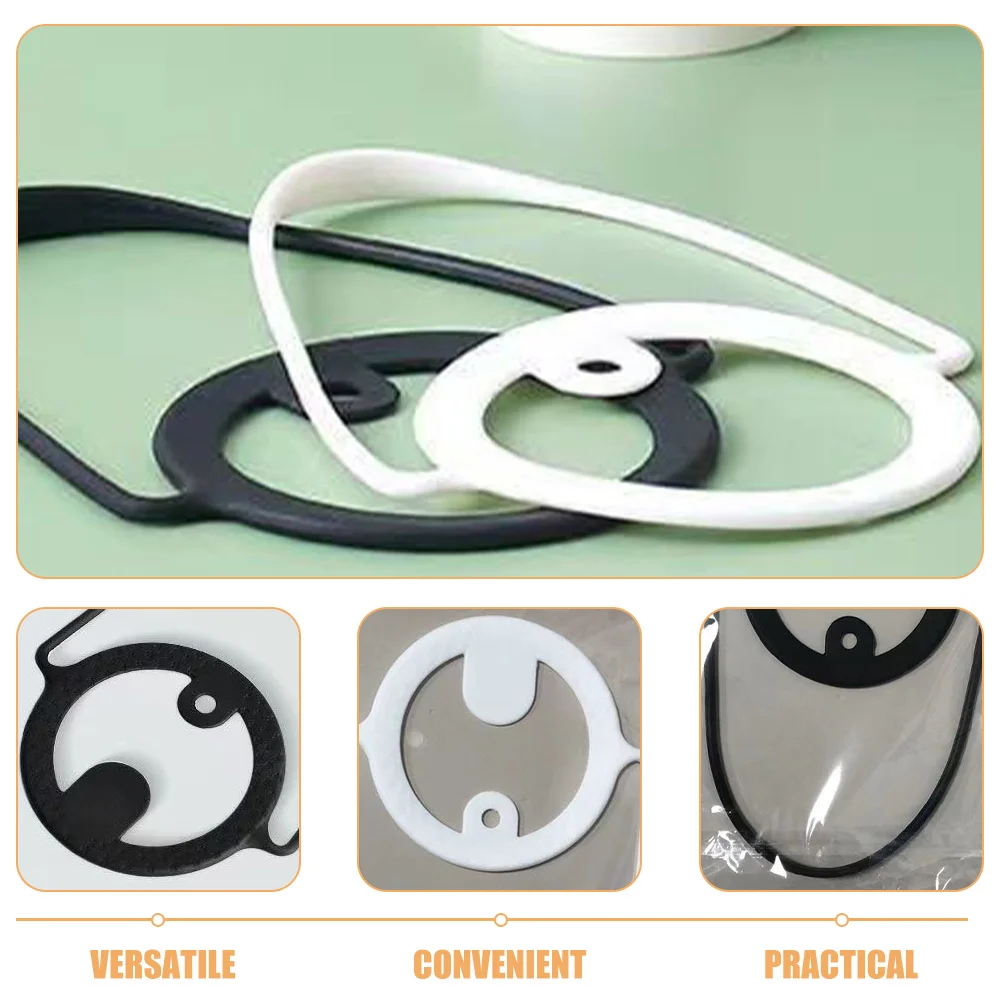 

3Pcs Silicone Cup Sleeves Heat Insulation Thickened Cup Carrier Handle Strap for Coffee Cups Milk Tea Mugs Portable Outdoor