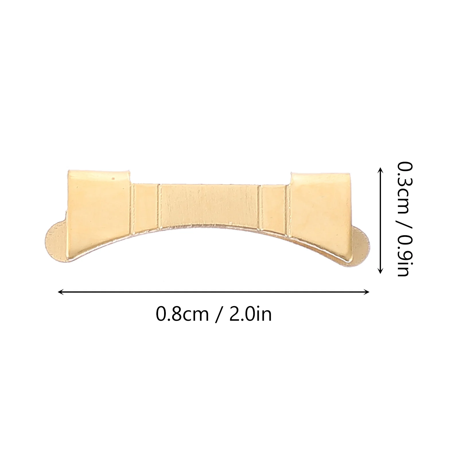 1 paar roestvrijstalen horlogeband vorkkop duurzaam roestvrij eenvoudig te installeren voor doe-het-zelf horlogeband link uiteinden horlogeband link uiteinden