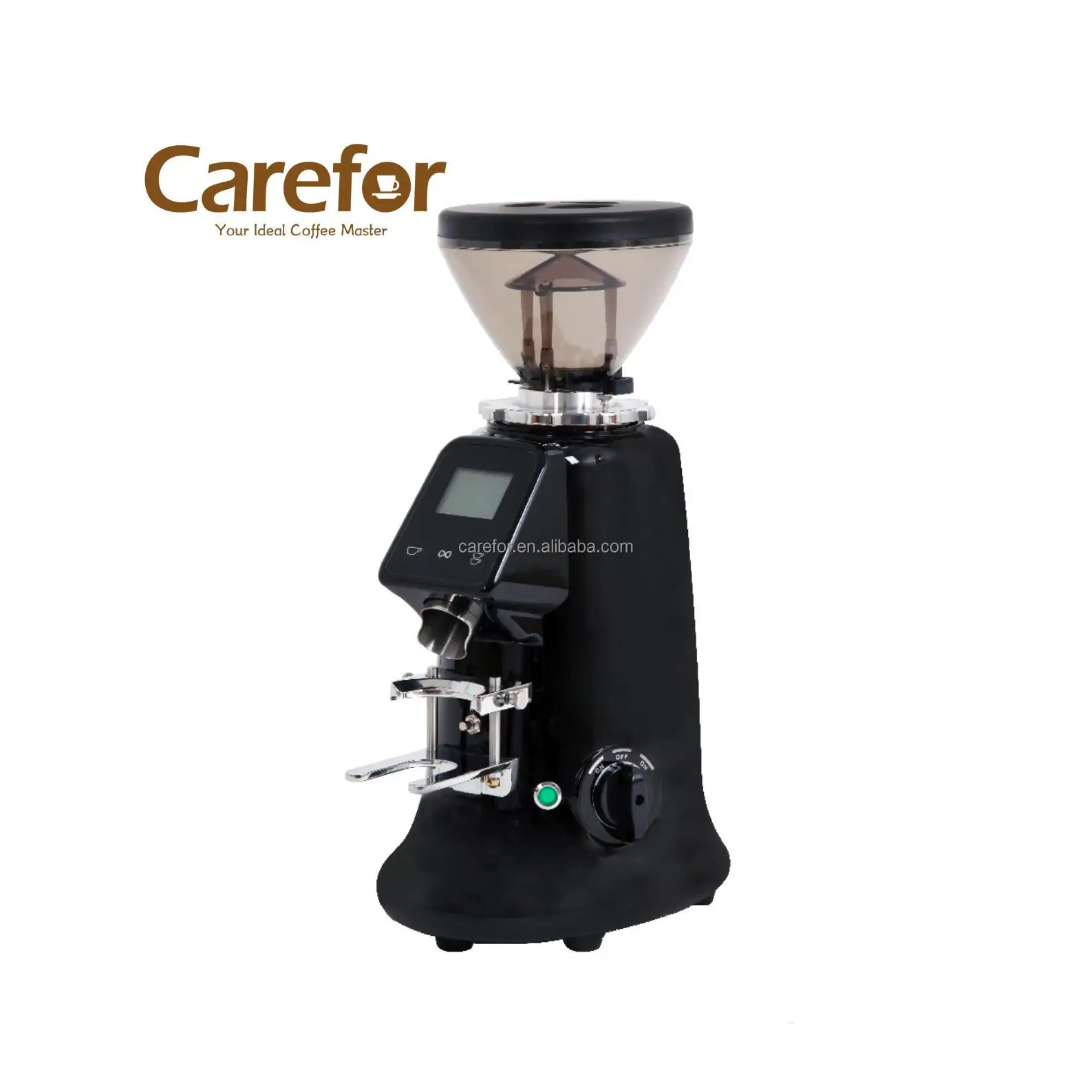 Industrial Espresso Coffee Bean Electric Professional Automatic Flat Burr Commercial Coffee Grinder for Business