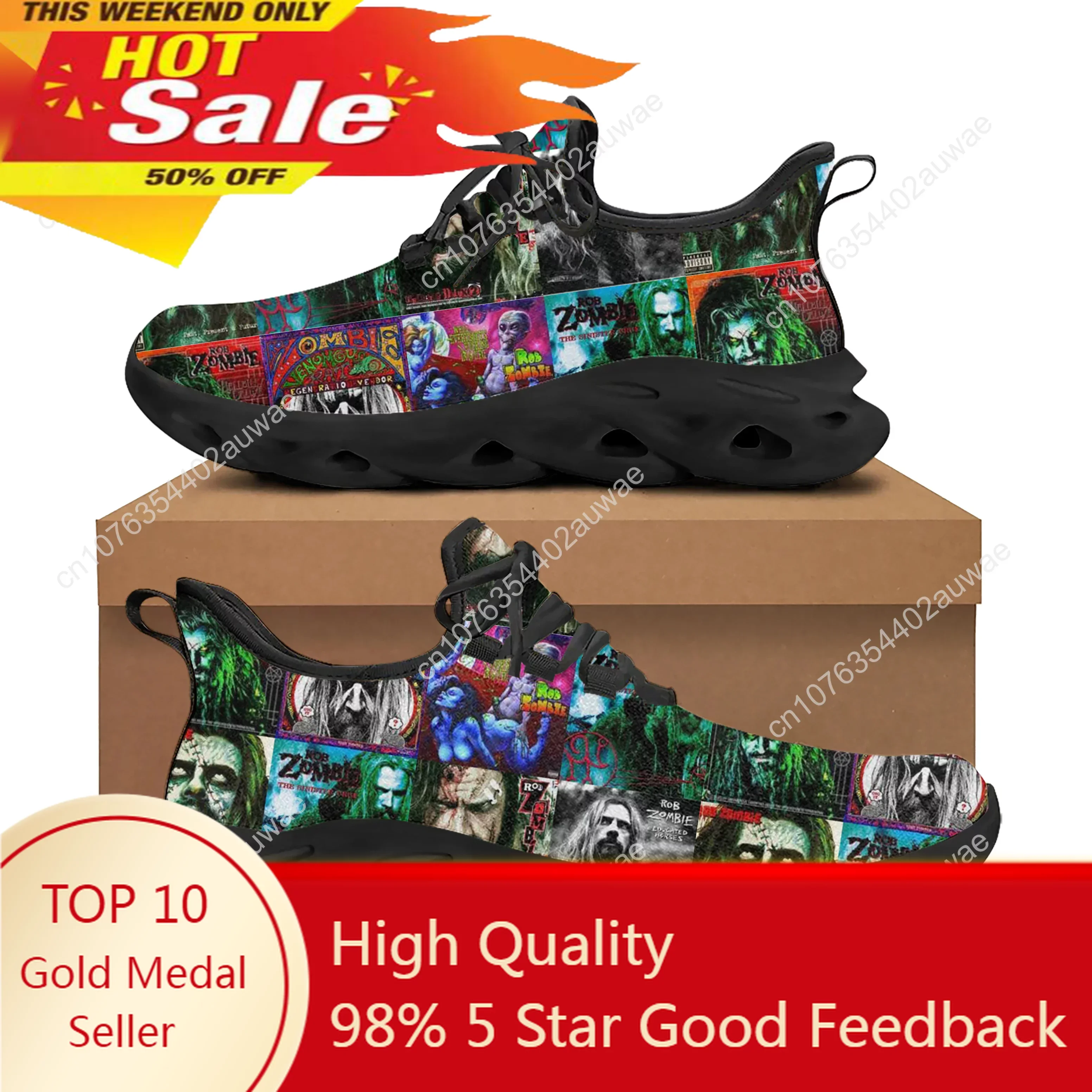 

Rob Zombie Rock Singer Sports Shoes Mens Womens Teenager Kids Children Sneakers Casual Custom Shoes High Quality Couple Shoes