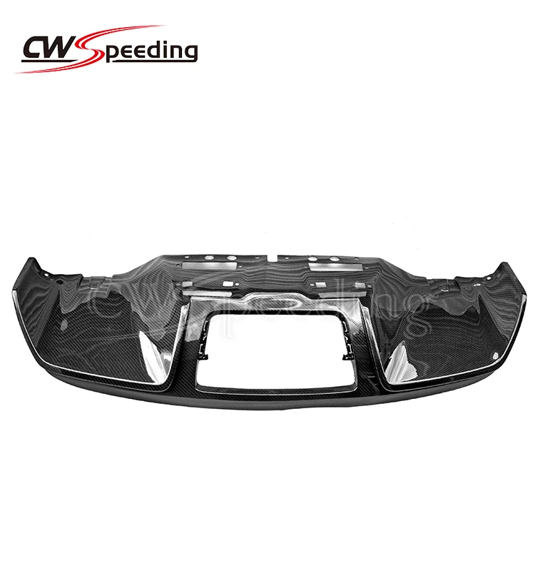 2008-2015 GT STYLE CARBON FIBER REAR BUMPER LIP REAR DIFFUSER FOR AUDI R8 V8 V10 BODY KIT