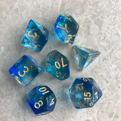 Dados poliédricos D&D multifacéticos para TRPG – Accesorio de juego