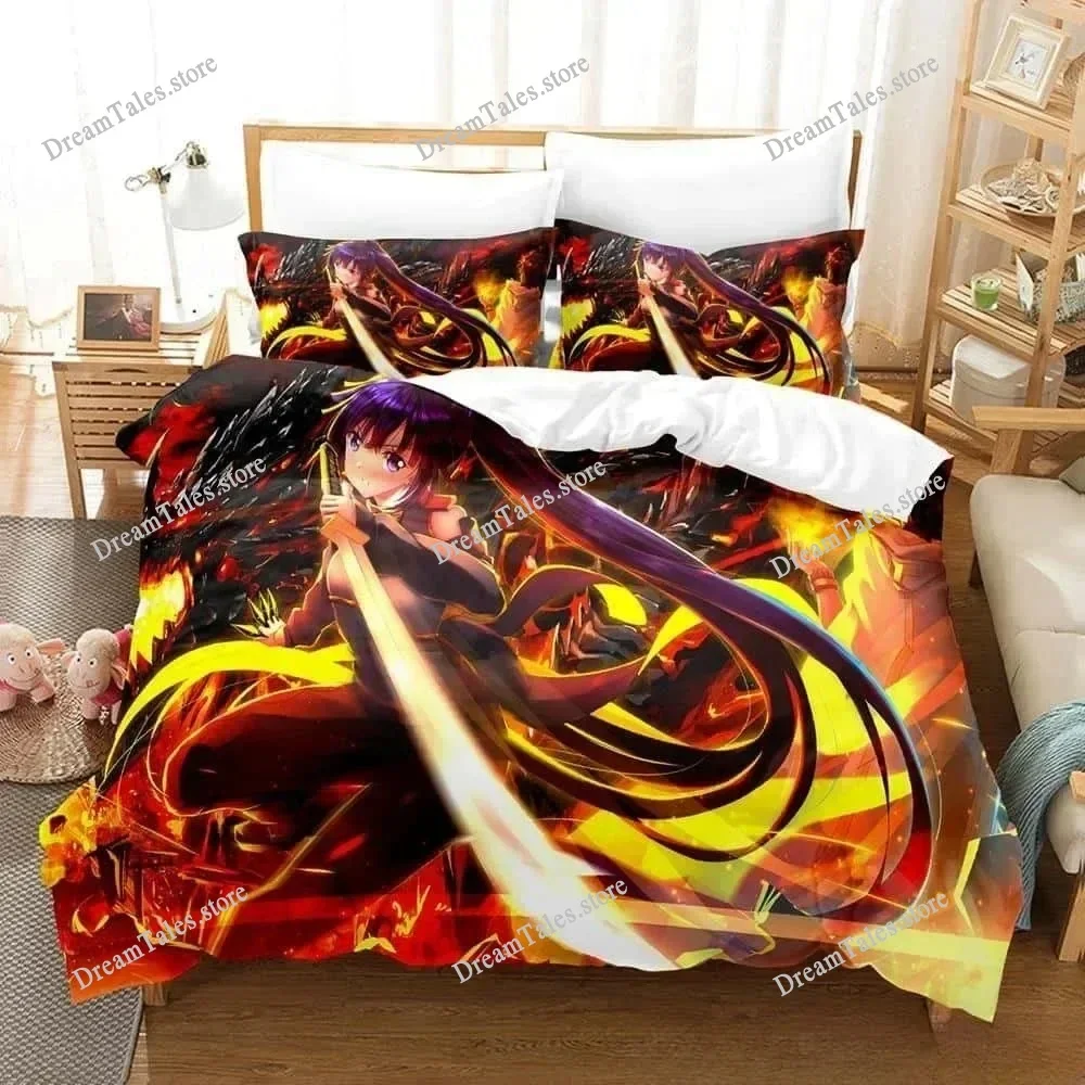 

3D Printed Anime Log Horizon Bedding Set Boys Girls Twin Queen Size Duvet Cover Pillowcase Bed Kids Adult Home Textileextile
