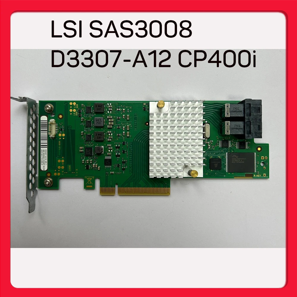 For FUJITSU Disk Array Raid Card LSI SAS3008 D3307-A12 CP400i