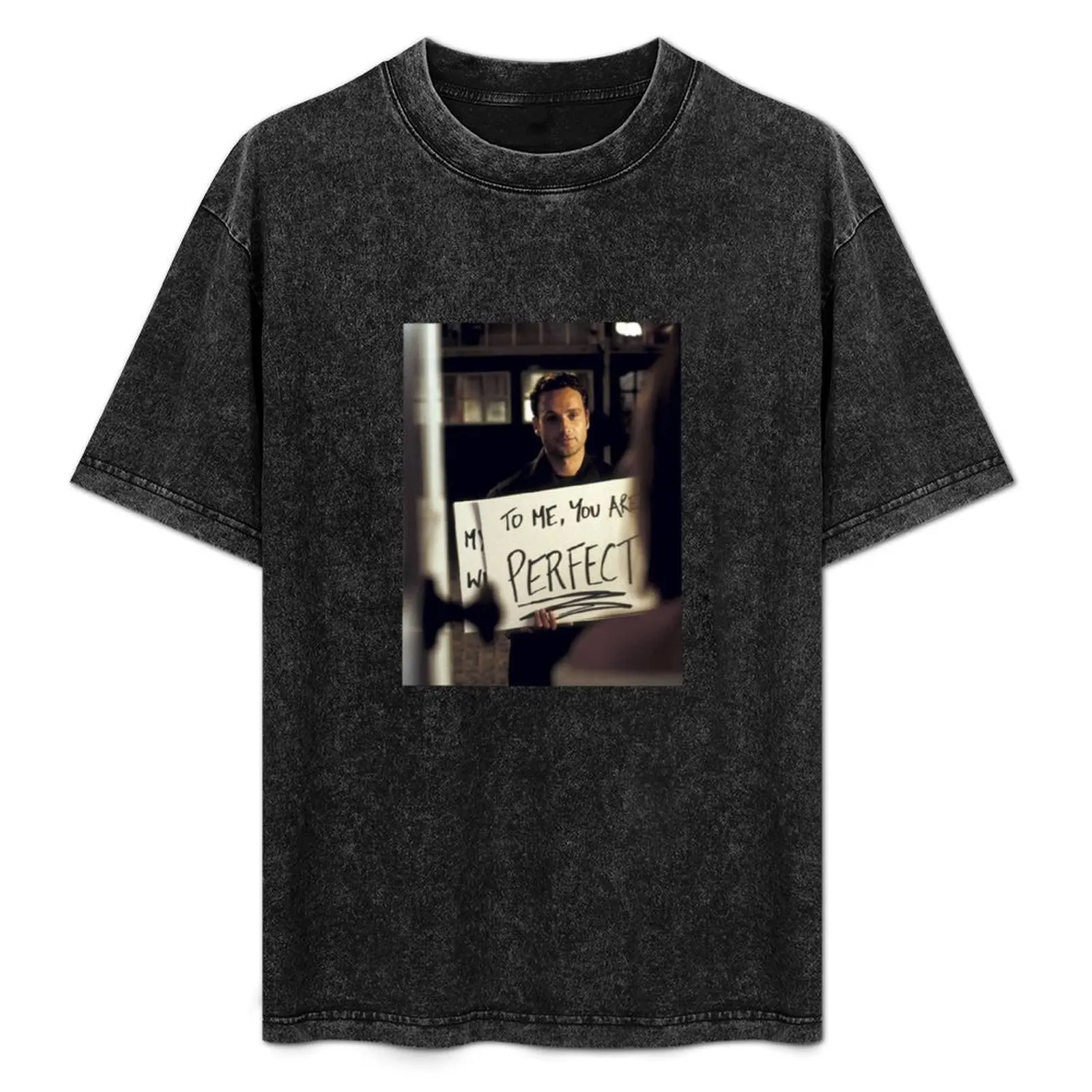

Love Actually To me, you are perfect T-Shirt t shirts for man cotton cotton t shirt man T-Shirt