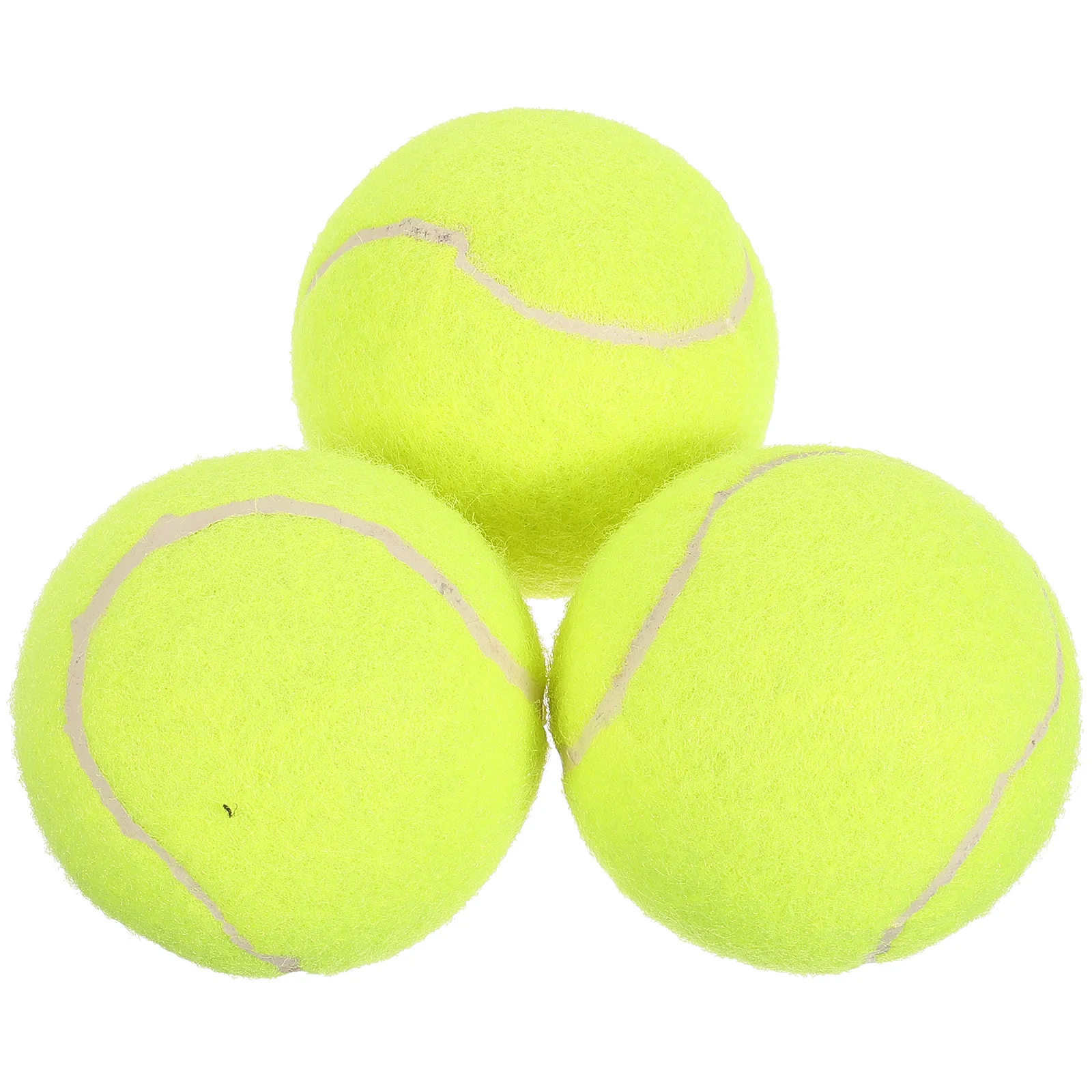 

3 Pcs Tennis Training Balls Professional Bounce Portable Practice Rubber Self Outdoor Sports Family Fun Design