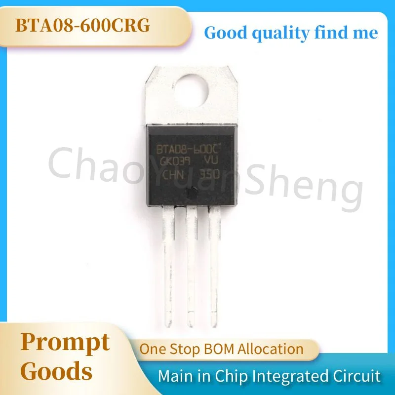 BTA08-600CRG New Original ST Method Thyristor Transistor TO-220 BTA08-600C