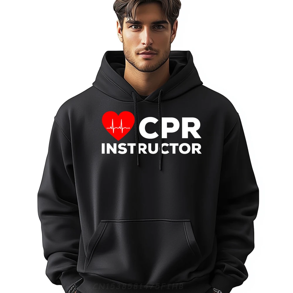 CPR Instructor EKG Heartbeat Women Men Tee Graphic Tee Polyester Fiber Man Clothes Birthday