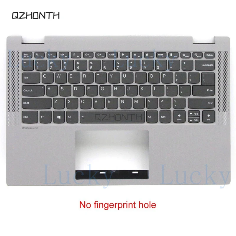 f  New For Lenovo ideapad Flex 5-14IIL05 5-14ITL05 Palmrest w/ Backlit Keyboard 14