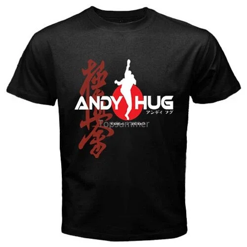 2019 Fashion New Andy Hug Kyokushin Karate Fighter Championship Blue Eyed Samurai T-Shirt Unisex Tee