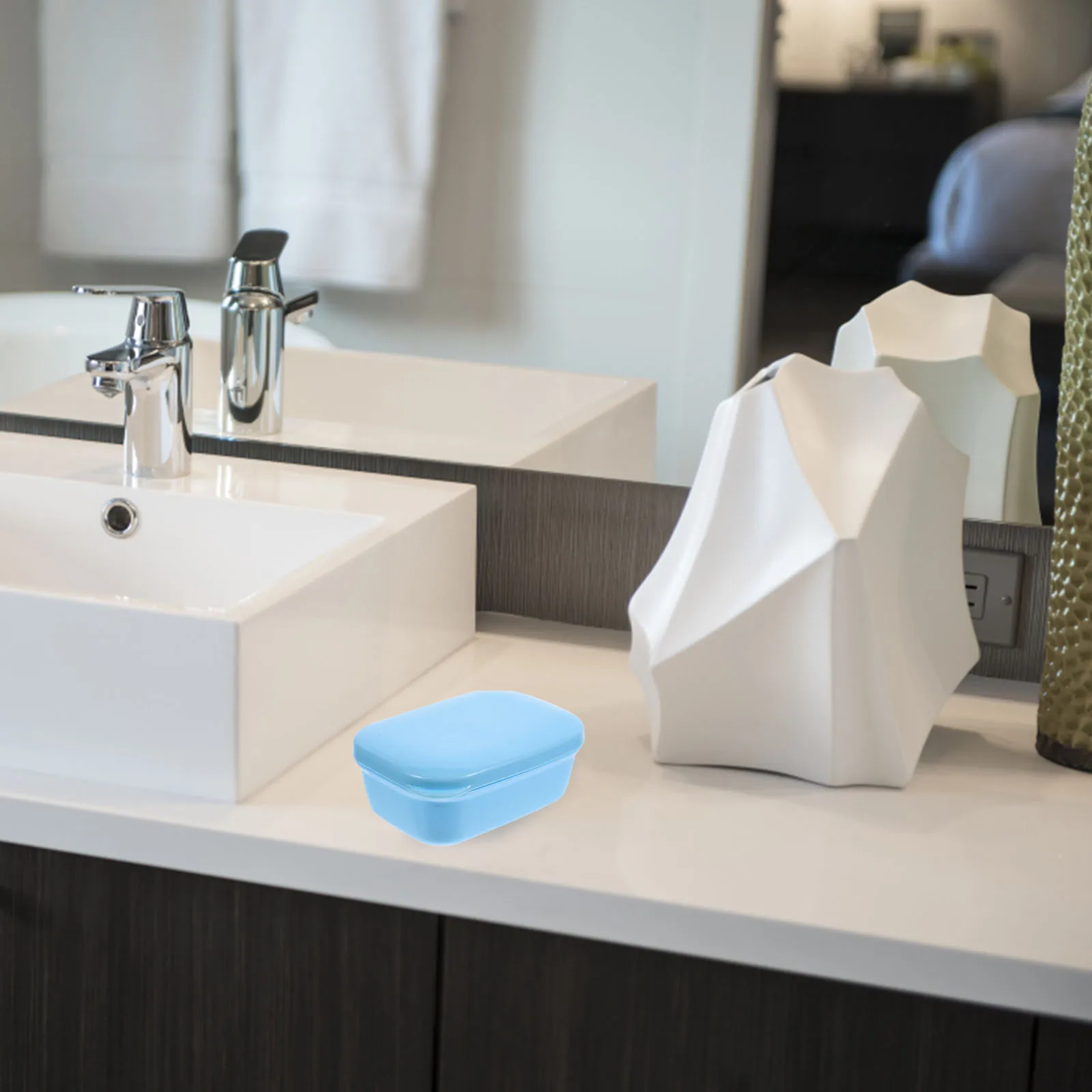 

4pcs Travel Soap Container Soap Box With Lid Bar Portable Holder For Bathroom Shower Camping Household Toiletry Storage