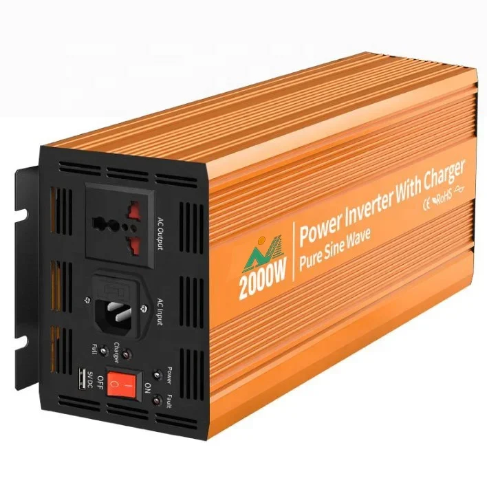 High grade SGPC  500W 1000W 2000W 3000W 4000W 5000W 12-48VDC 110/220VAC  High frequency band charging pure sine wave inverter