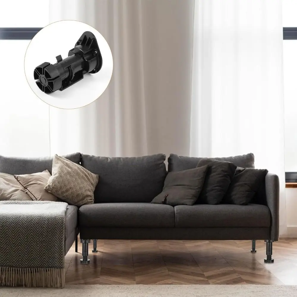 Adjustable Height Furniture Leveler Legs Universal Sturdy Cabinet Levelers Enhanced Stability Durable Cabinet Legs - view 2