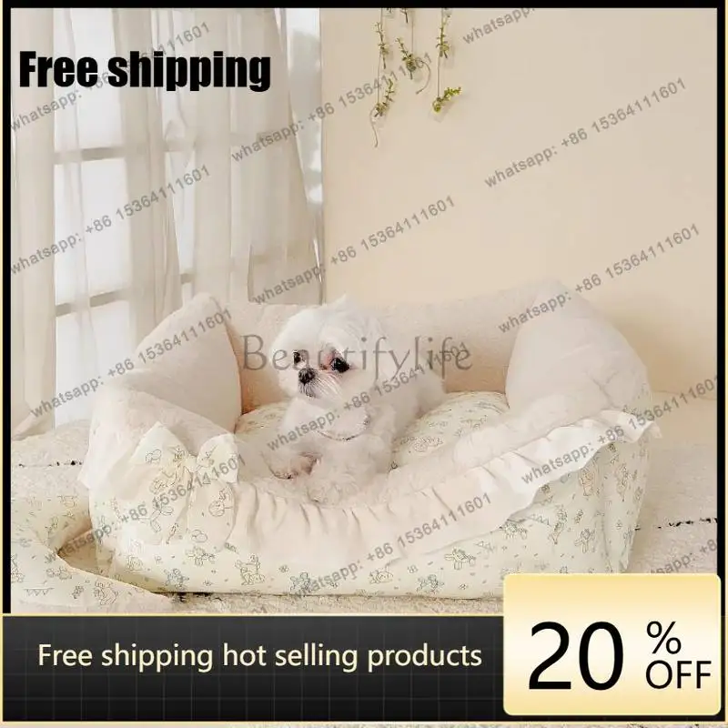 PJ  Party Unique Dog Kennel Aesthetic Durable Cotton Designer Modern