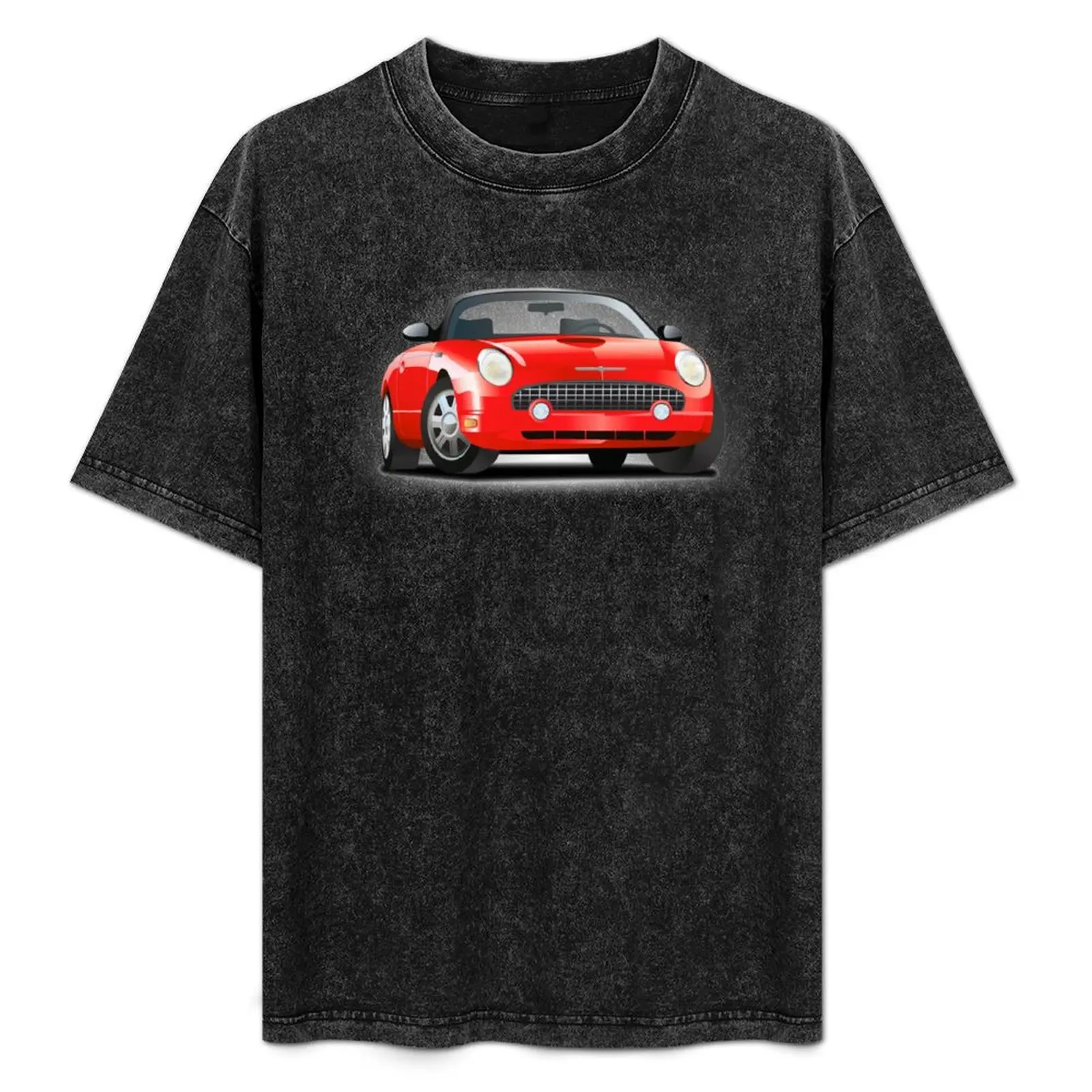 

2002-2005 Ford Thunderbird Red T-Shirt summer top custom t-shirts mens t shirt