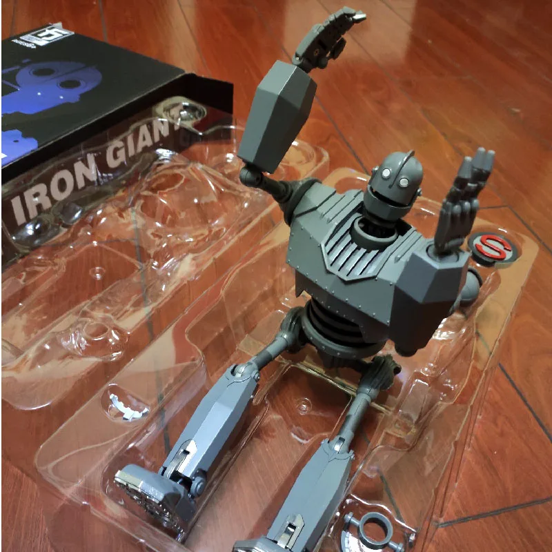 The Iron Giant Action Figure Iron Giant Select Battle Mode Alloy Parts 30 سم مجموعة عرض هدية عيد ميلاد لألعاب الأطفال #2