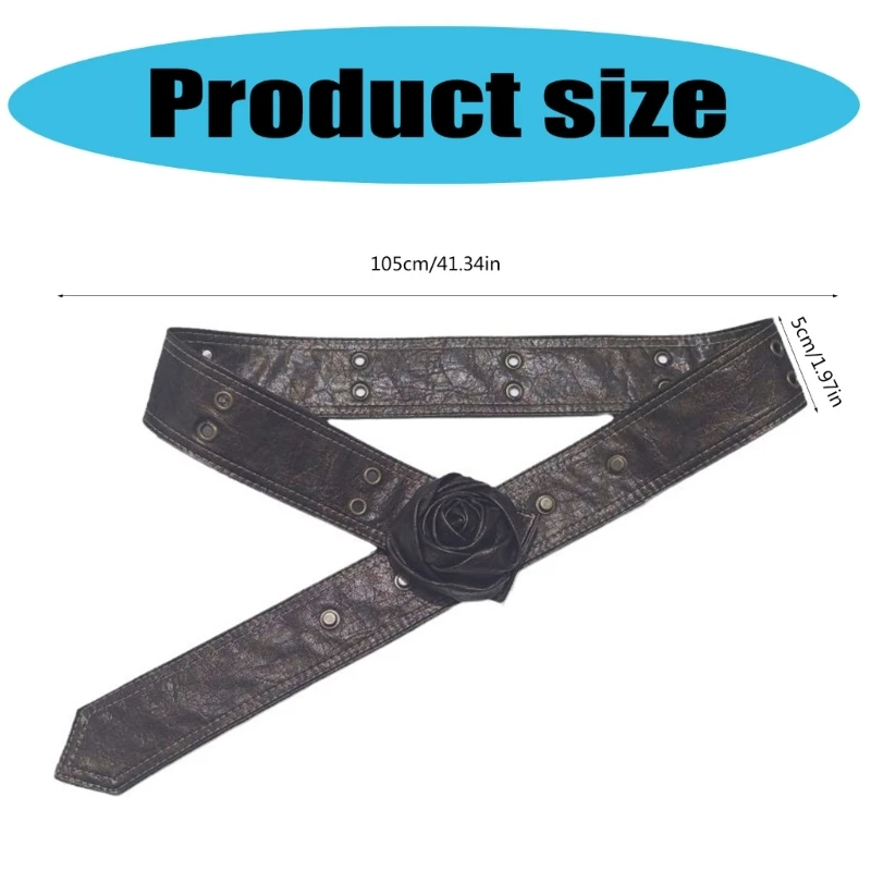 Grommet Waist Belt Buckle Punk Chain Costume Belt for Wrap Dress Waist Belt for Suit Skirt Jeans Jewelry Dropship