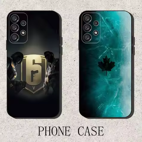 R-Rainbow Six Siege Phone Case For Samsung S25,S24,S21,S22,S23,S30,Ultra,S20,Plus,Fe,Lite,Note,10,9,5G Black Cover