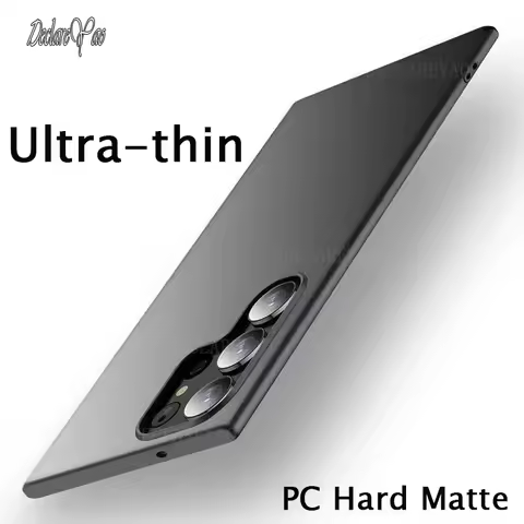 DECLAREYAO Ultra Slim PC Hard Matte Phone Case For Samsung Galaxy S24 Ultra S23 Plus S22 S21 FE S20 S10 Back Cover Cases Frosted