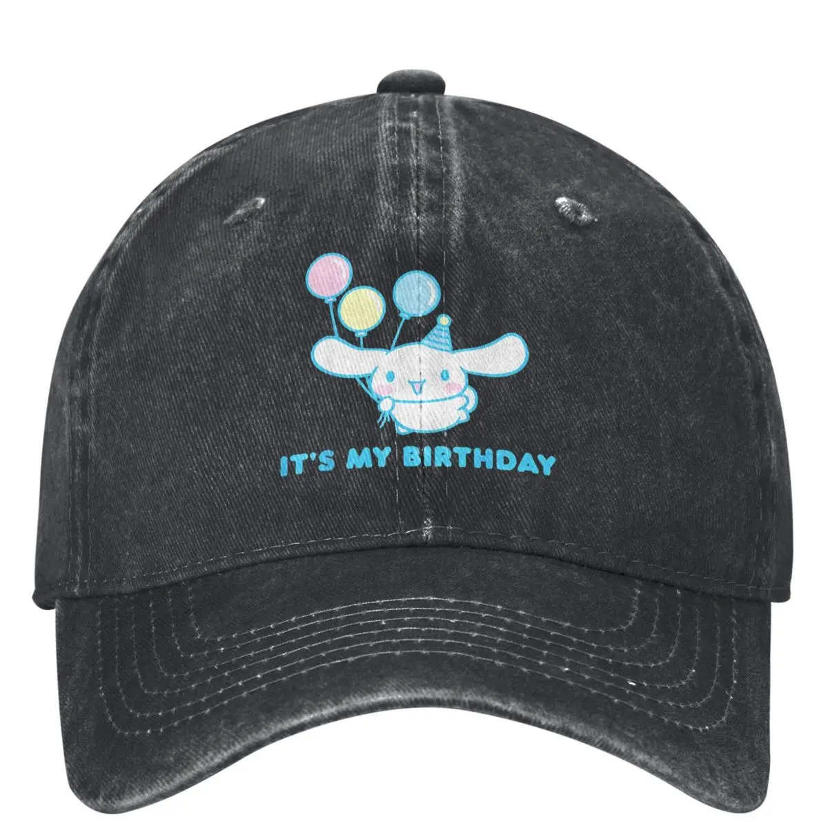 Sanrio Cinnamoroll Birthday Washed Baseball Cap Fashion Hip Hop Hats Summer Couple Women Running Hippie Sun Visors Baseball Caps