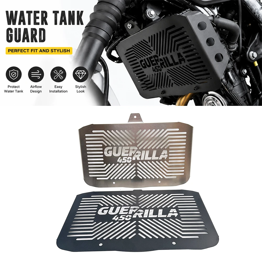

Motorcycle Radiator Grille Guard Protector Cover Accessories FOR GUERRILLA 450 Guerrilla 450 2024 2025