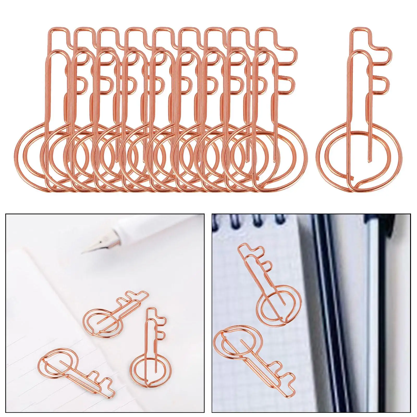 مشابك ورقية لمفتاح الكرتون ، إبداعية للمفكرة المحمولة ، إكسسوارات المكتب ، بطاقة دعوة الحزب ، 3x10x