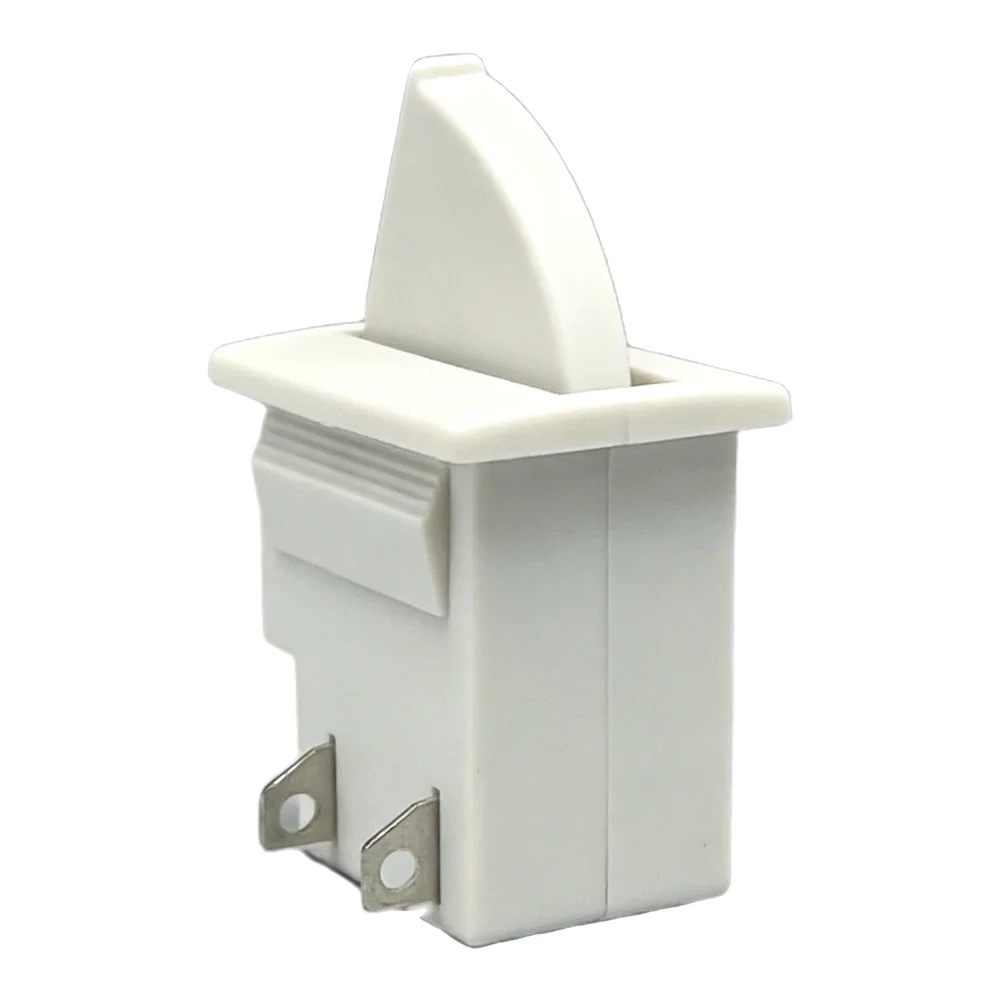 2 Pin Light Switch Fridge Light Switch Home Appliance Repair White Color High-temperature Resistant Normally Closed